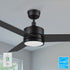 52 inch Louy ceiling fan with LED lights and wall switch control.