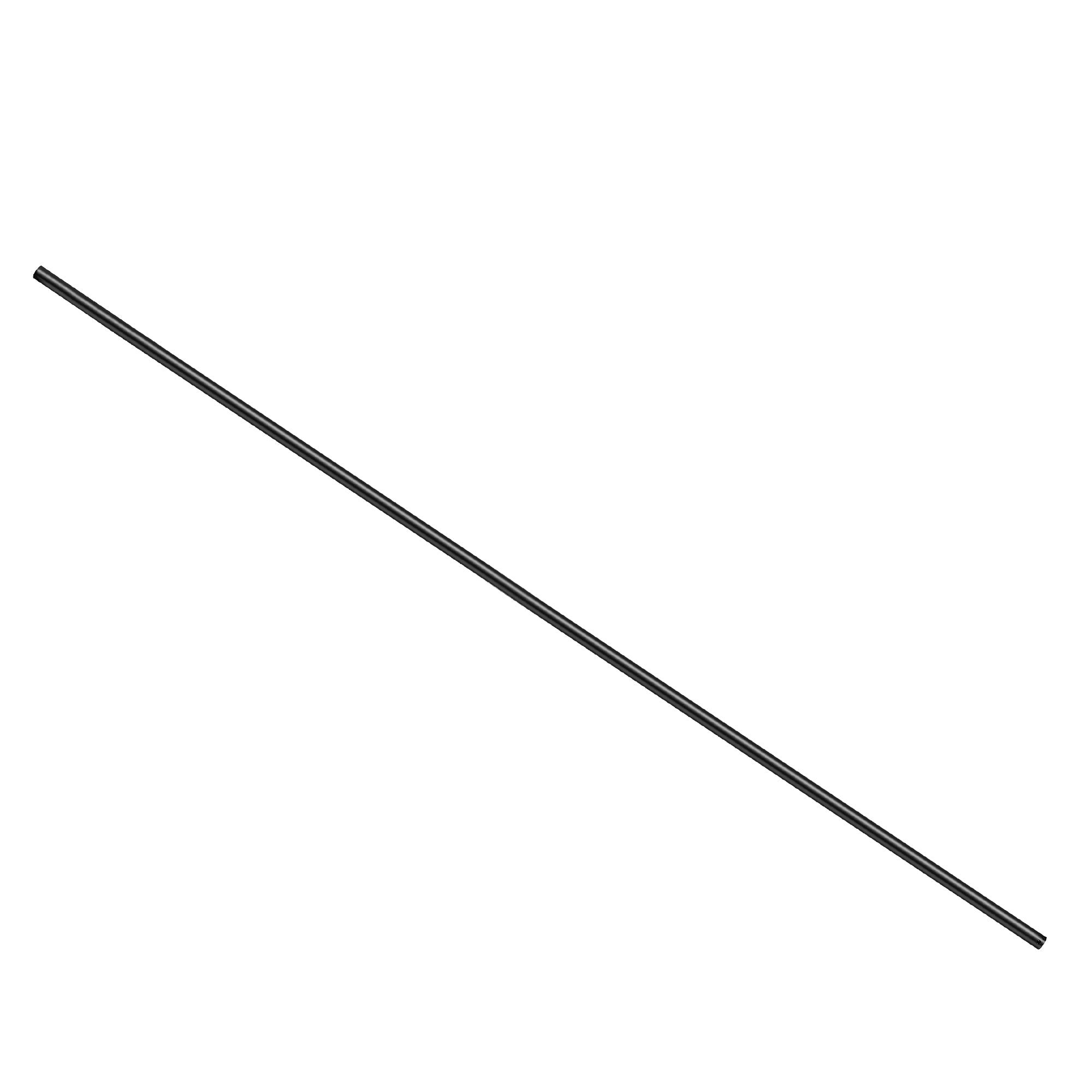 60-inch extended downrod in a sleek black finish, designed for AC/DC motor ceiling fans to optimize airflow in great size rooms with high ceilings.