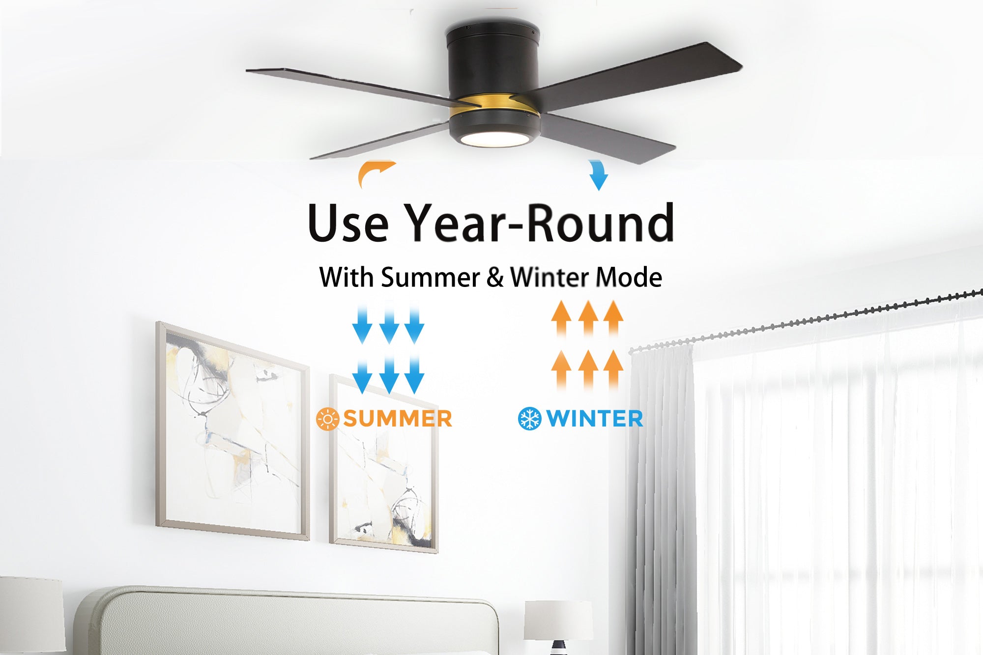 Carro-Smafan-Arlo-52''-Modern-smart-Ceiling-Fan-with-Dimmable-LED-Light-Kit-Reversible-Season-Mode