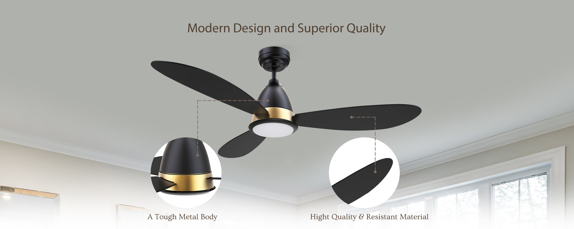 Carro-Smafan-Fayetee-52''-Smart-Modern-Ceiling-Fan-with LED light