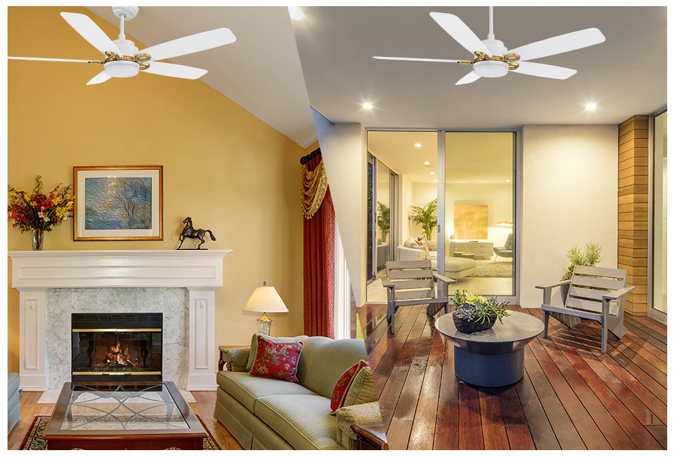 Carro-Smafan-Havre-52”-Smart-Ceiling-fan-Angled-Mount-Extension-Downrod