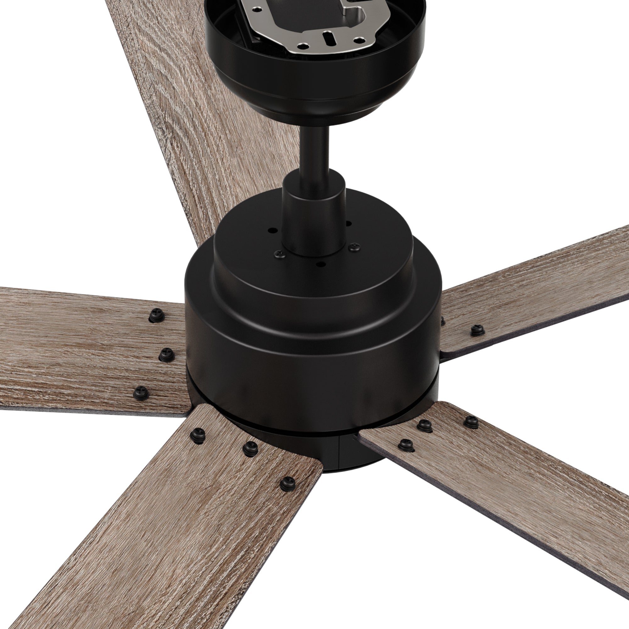 Carro Welland 60 inch remote control ceiling fans boasts a simple design with a Black finish and elegant Plywood blades, Fans are made with incredibly efficient and completely silent DC motors.