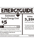 Carro Welland 60 inch remote control ceiling fans boasts a simple design with a Black finish and elegant Plywood blades energy guide