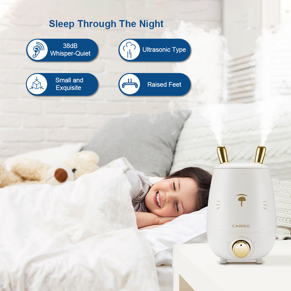 Carro_Smafan_zukis_little ultrasonic humidifier with for sleep through the night