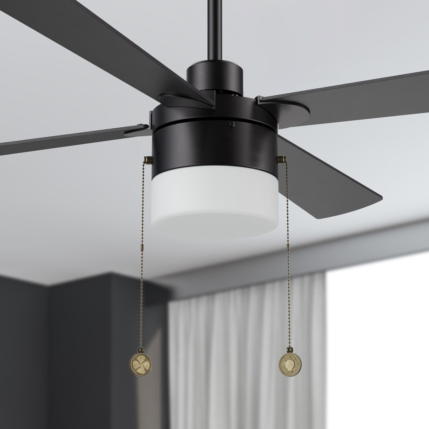 Carro_smafan_Alrich_pull_chain_ceiling_fan_with_light_black