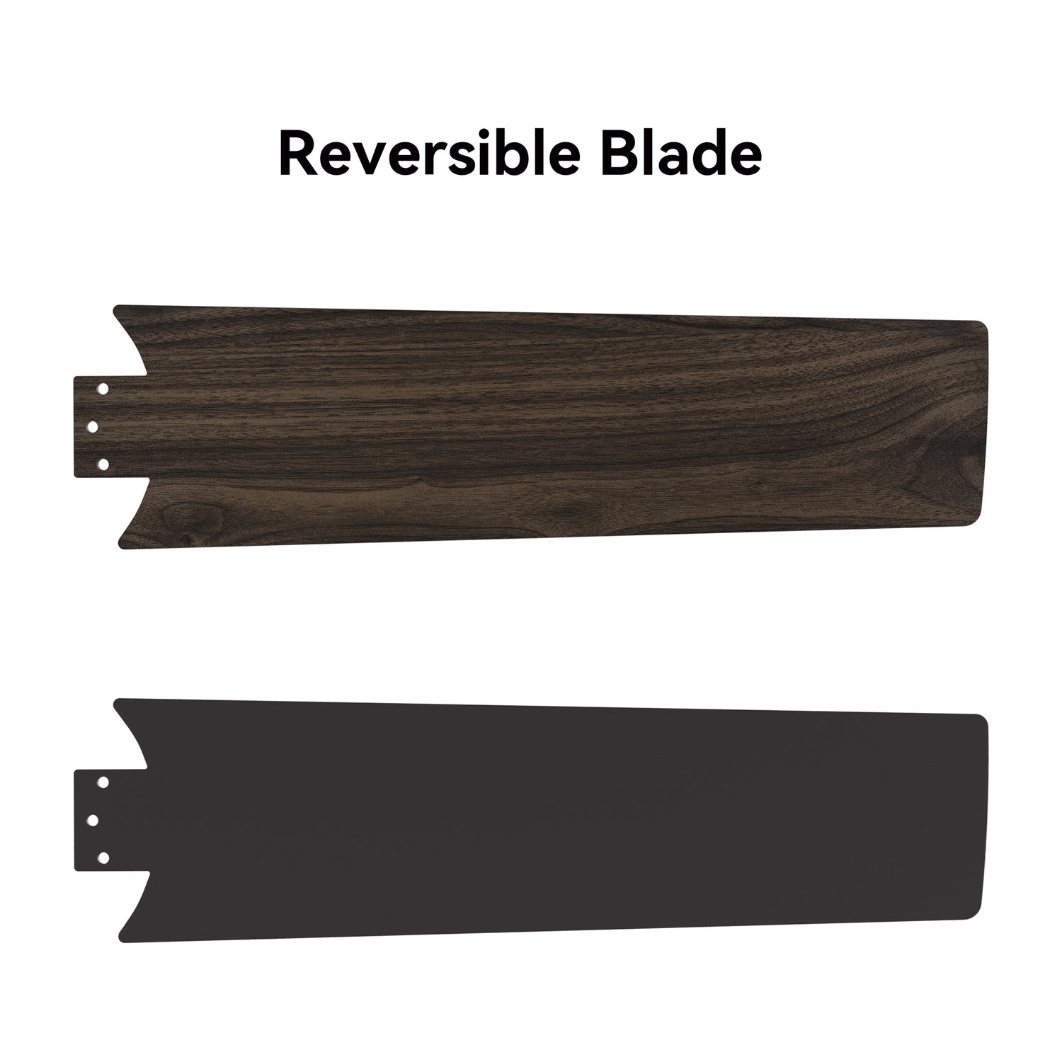 52 inch black ceiling fan with reversible 5 blades made by high-quality plywood.