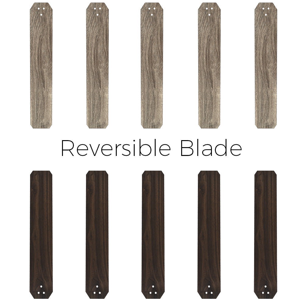 Essex 52 inch ceiling fan 5 blades with wood dual-color