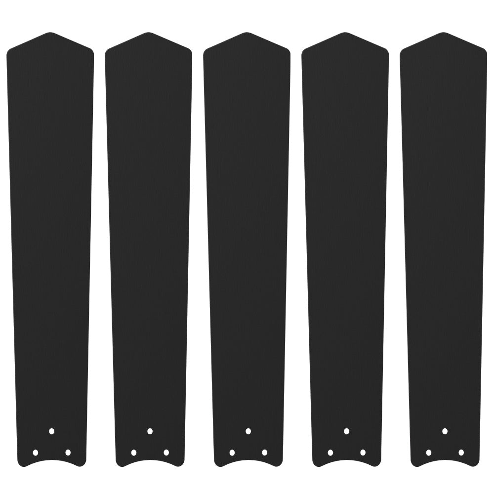 Granby smart ceiling fan with 5 blades in black 52 inch