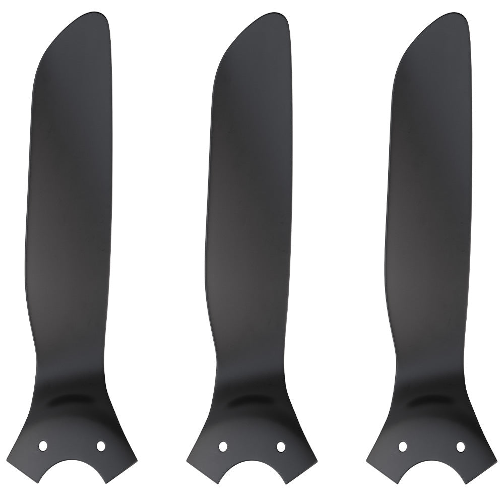 Icebreaker smart ceiling fan with 3 blades black 56 inch