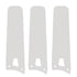 Set of three replacement ceiling fan blades in pure white color, compatible with the Innovator 52- and 56-inch smart 3-blade ceiling fan model. Each blade has a rounded tip and precision mounting holes for secure installation.