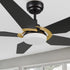 Lanceston 52" Ceiling Fan with Remote and Light Kit Included.