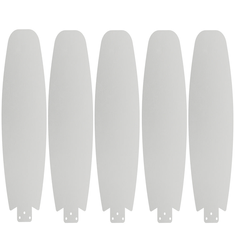 Levi 48 inch 5-Blade Smart Ceiling Fan Blades in white