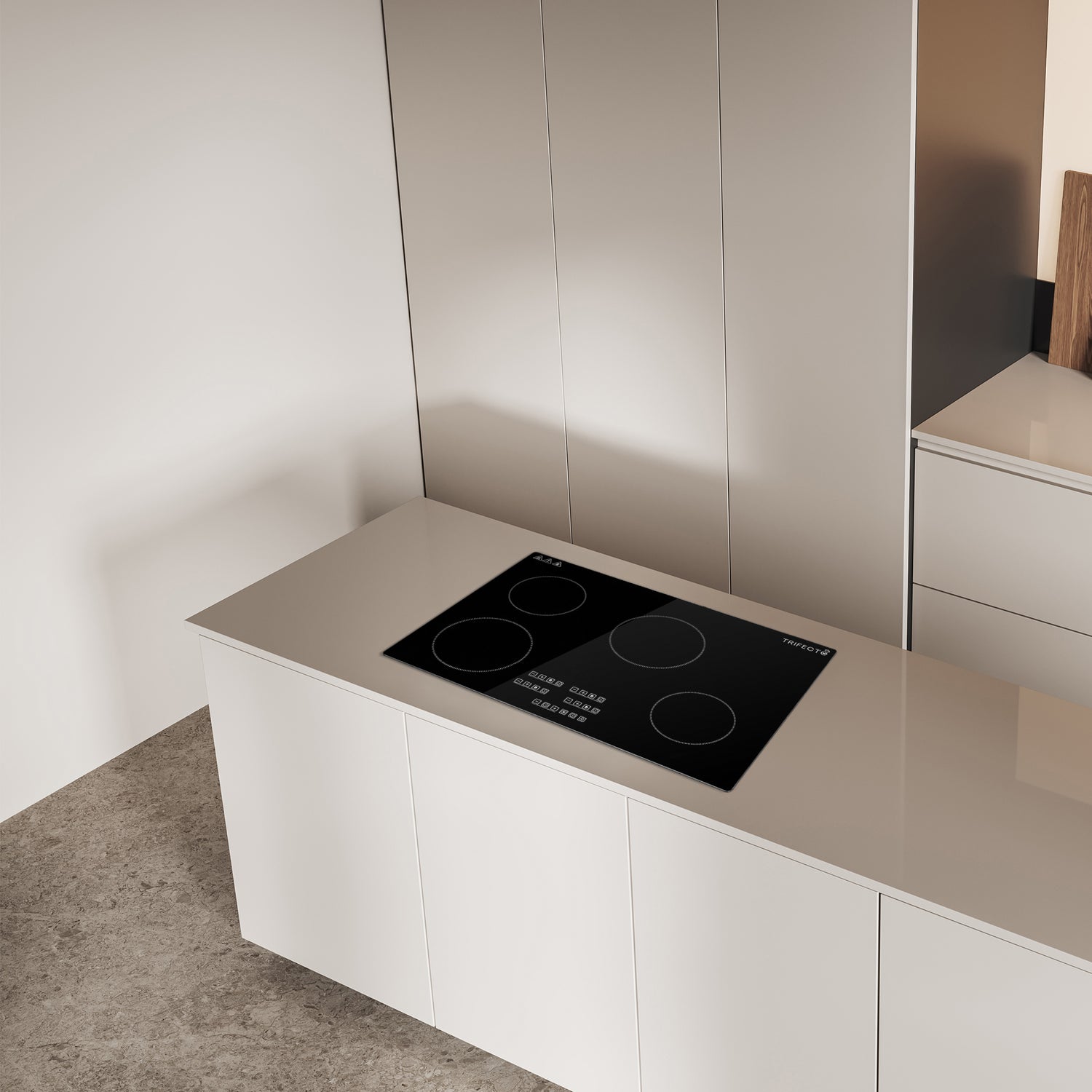 30-inch induction cooktop has 6900W high power output, LED display, kid lock, 99min timer function. Suitable for modern kitchen.