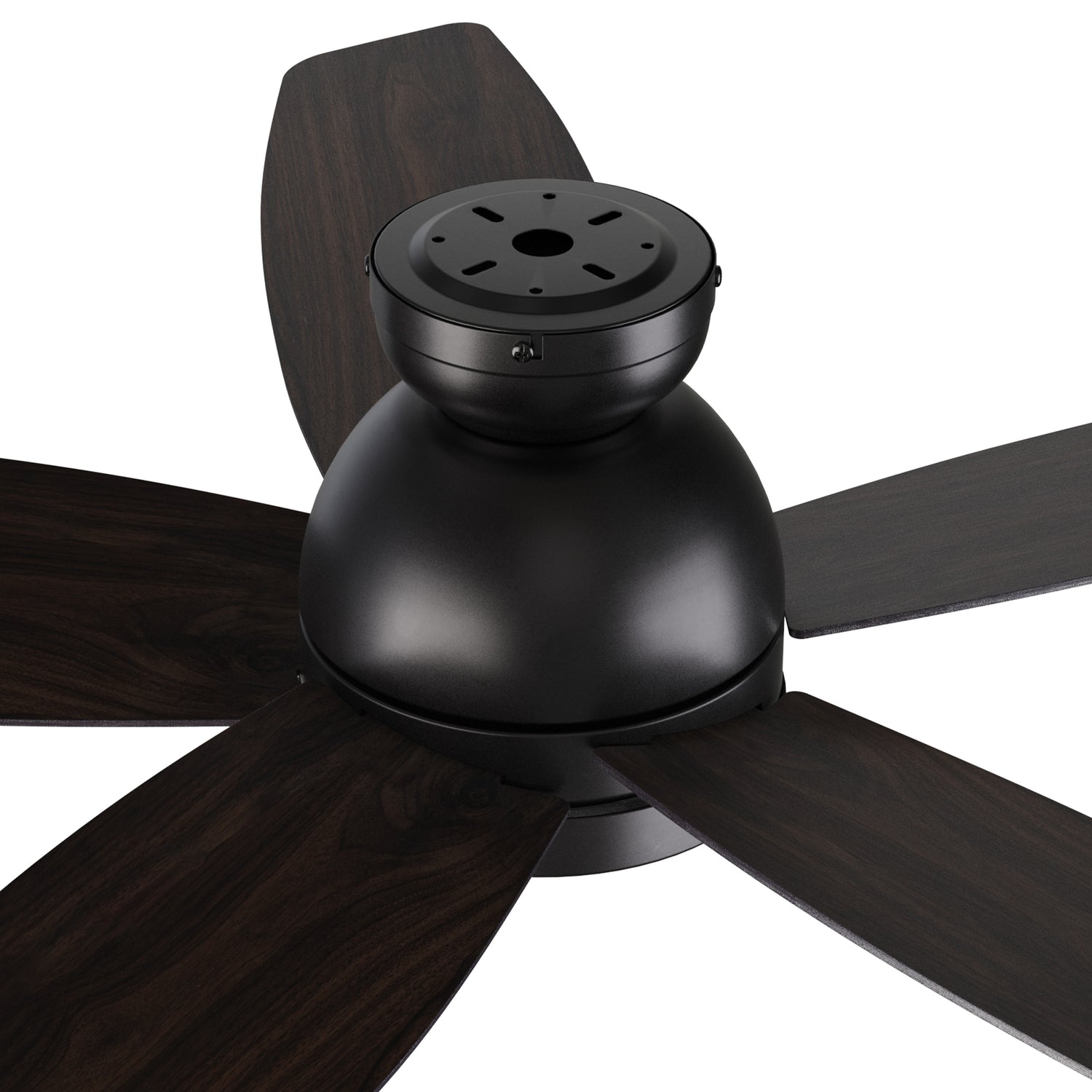Reversible fan blades for wooden color side.