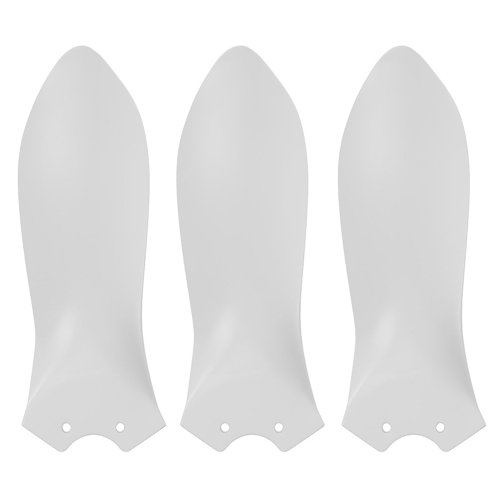 Prescott smart ceiling fan with 3 blades white 45 inch