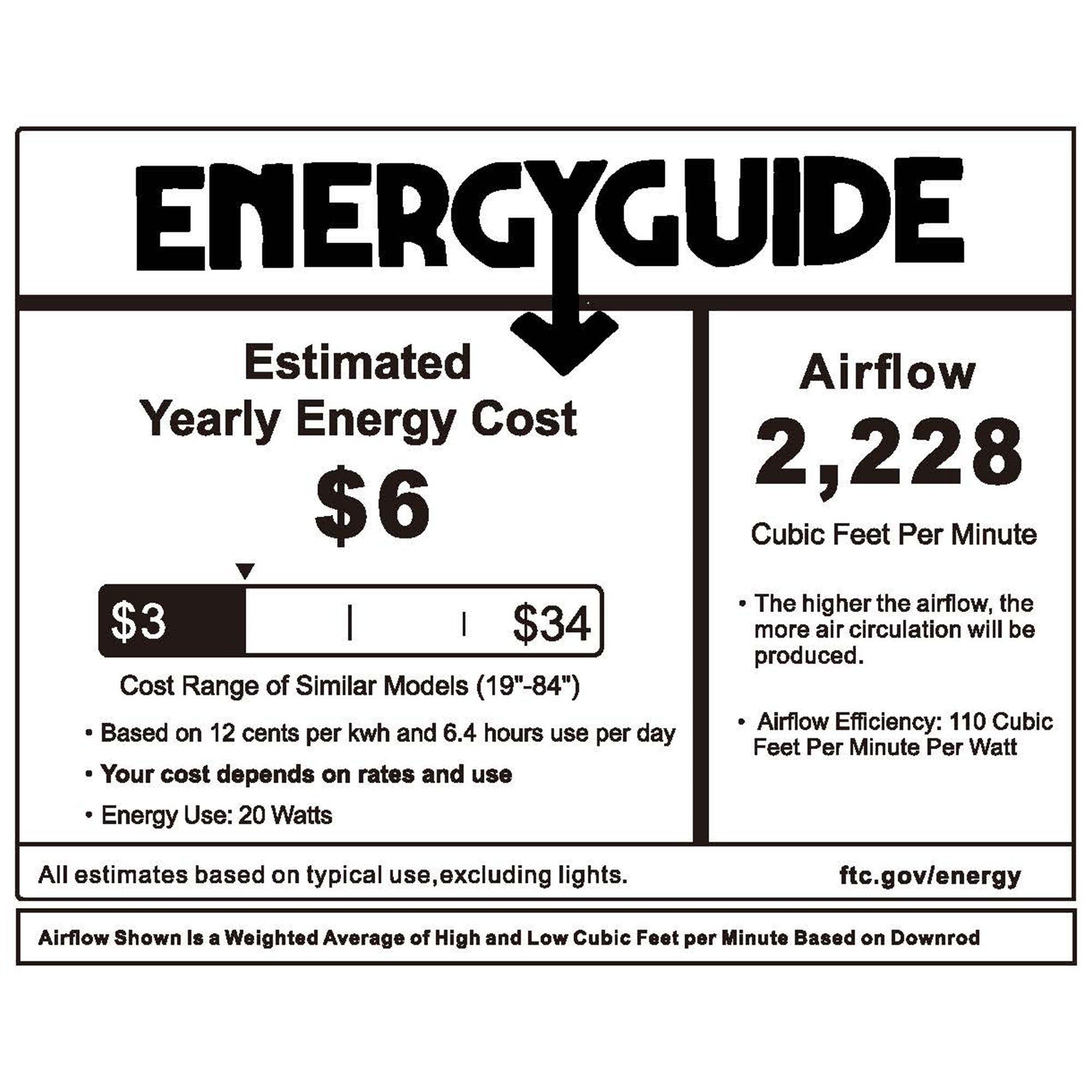 Aspen Ⅱ Smart Ceiling Fan with LED Light and Remote Outdoor/Indoor 48 inch