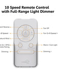 Smafan Carro 10-speed remote control full range light.