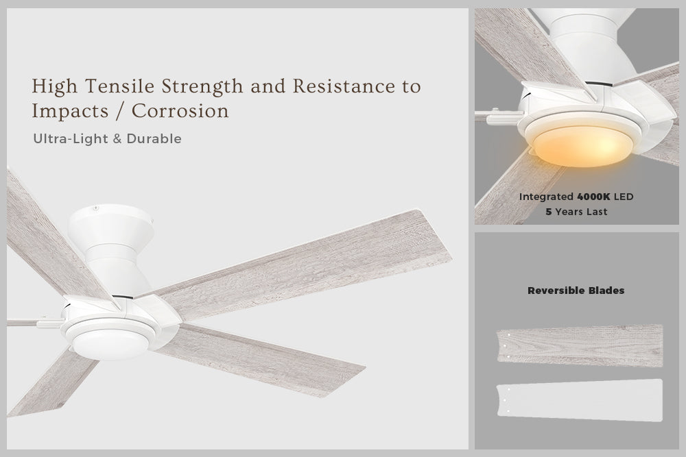 Smafan-Carro-Armoy-52-inch-Flush-Mount-Fan-with-Remote-Light-Kit-Included-whisper-quiet-dc-motor