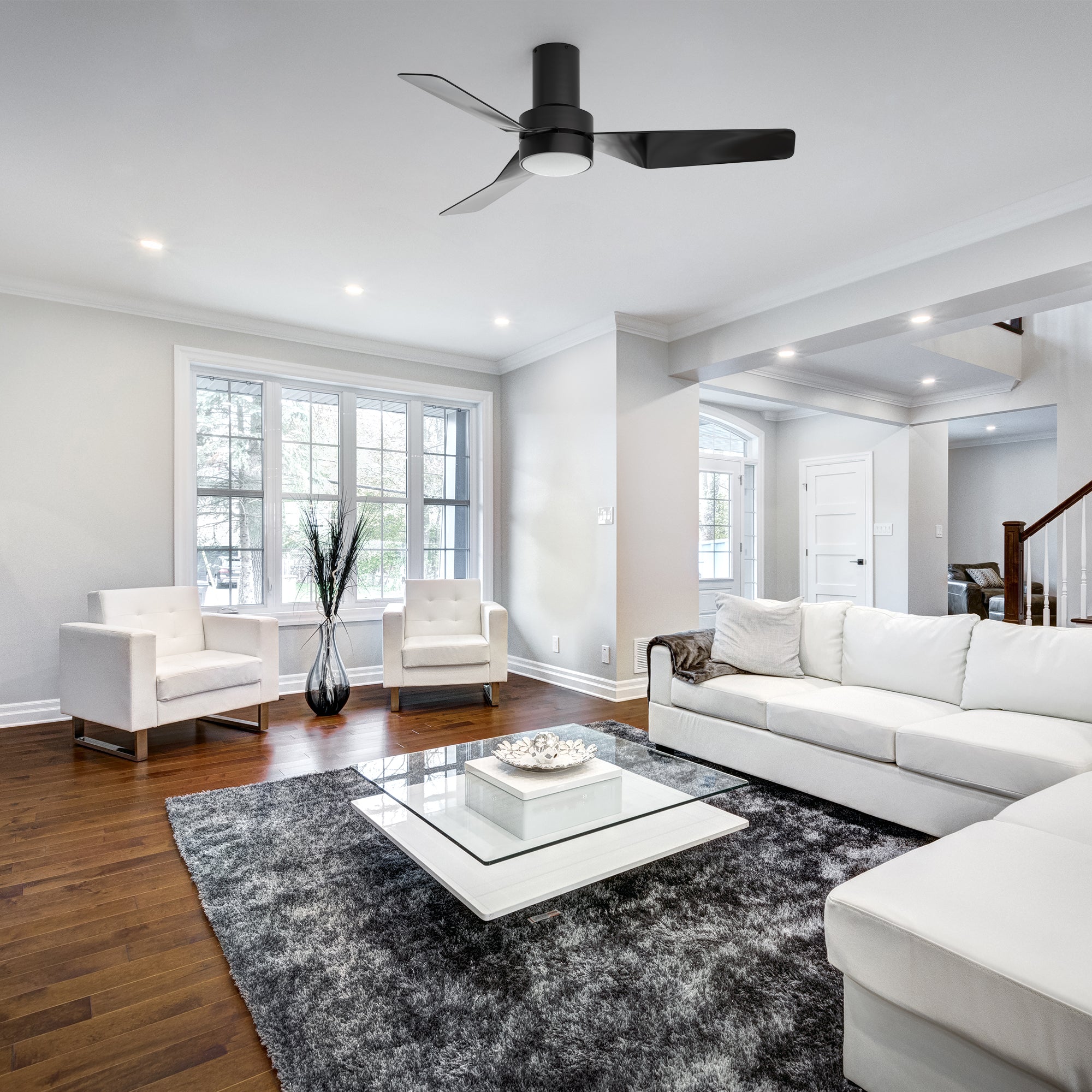 44 inch Smart indoor Ceiling Fan is suitable for decorating living room