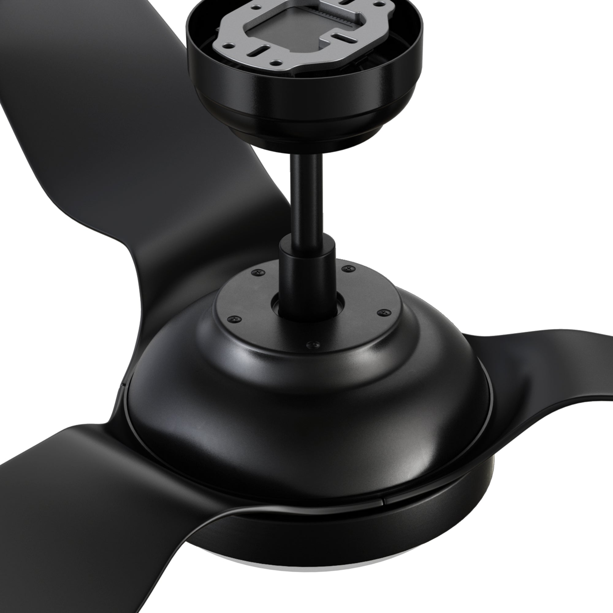 CarroFalkirk 52 inch smart outdoor ceiling fan with 10 speed whisper-quiet dc motor and reversible fan blades.