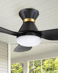 Carro Joliet smart ceiling fan with 3 blades and a 45-inch blade sweep with a swift modern appearance.