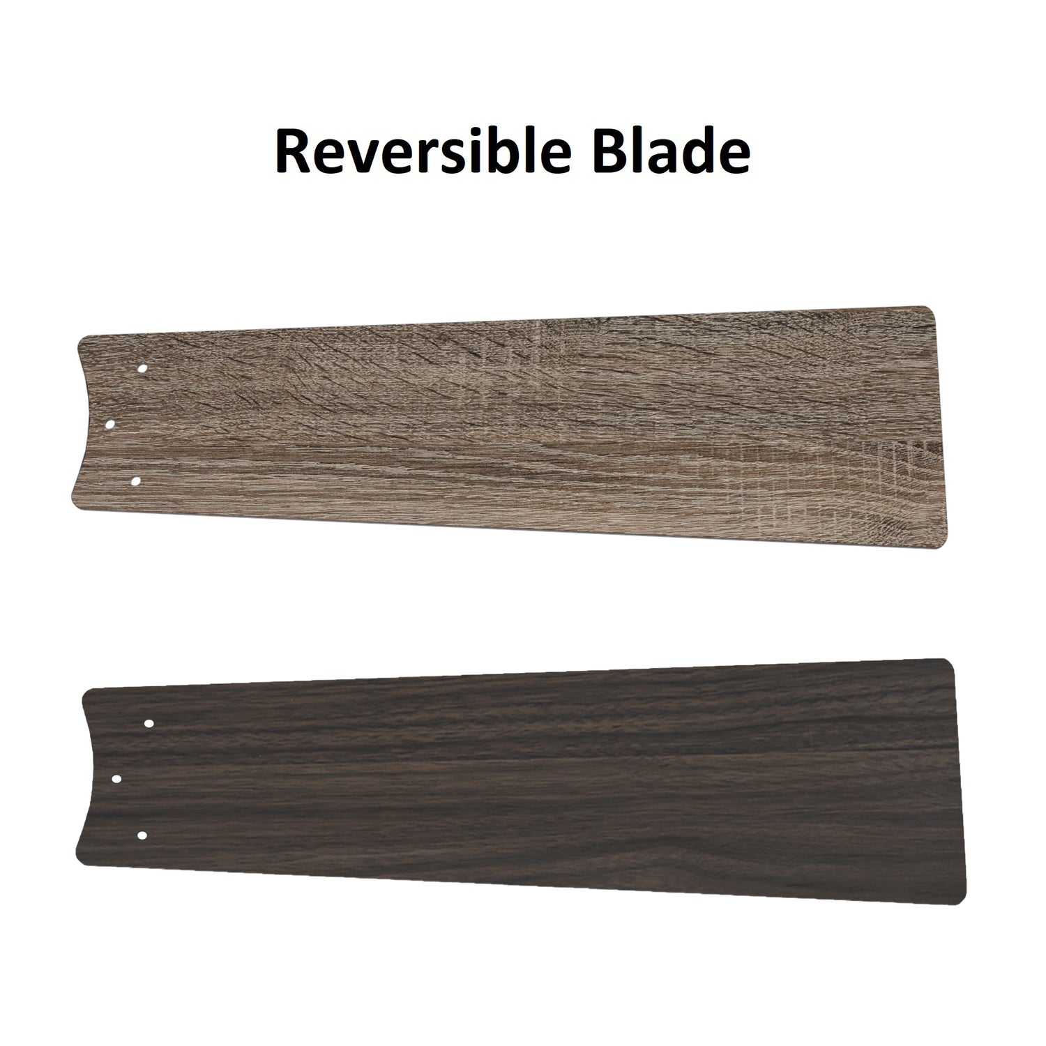 Carro Kalmar 60 inch remote control ceiling fan with reversible 5 plywood fan blades, light wood and dark wood design.