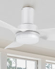 Carro Nefyn 36/45 inches flush mount ceiling fan! Designed with a compact exterior, a flush mount, an advanced DC motor, and luminous LED lighting.