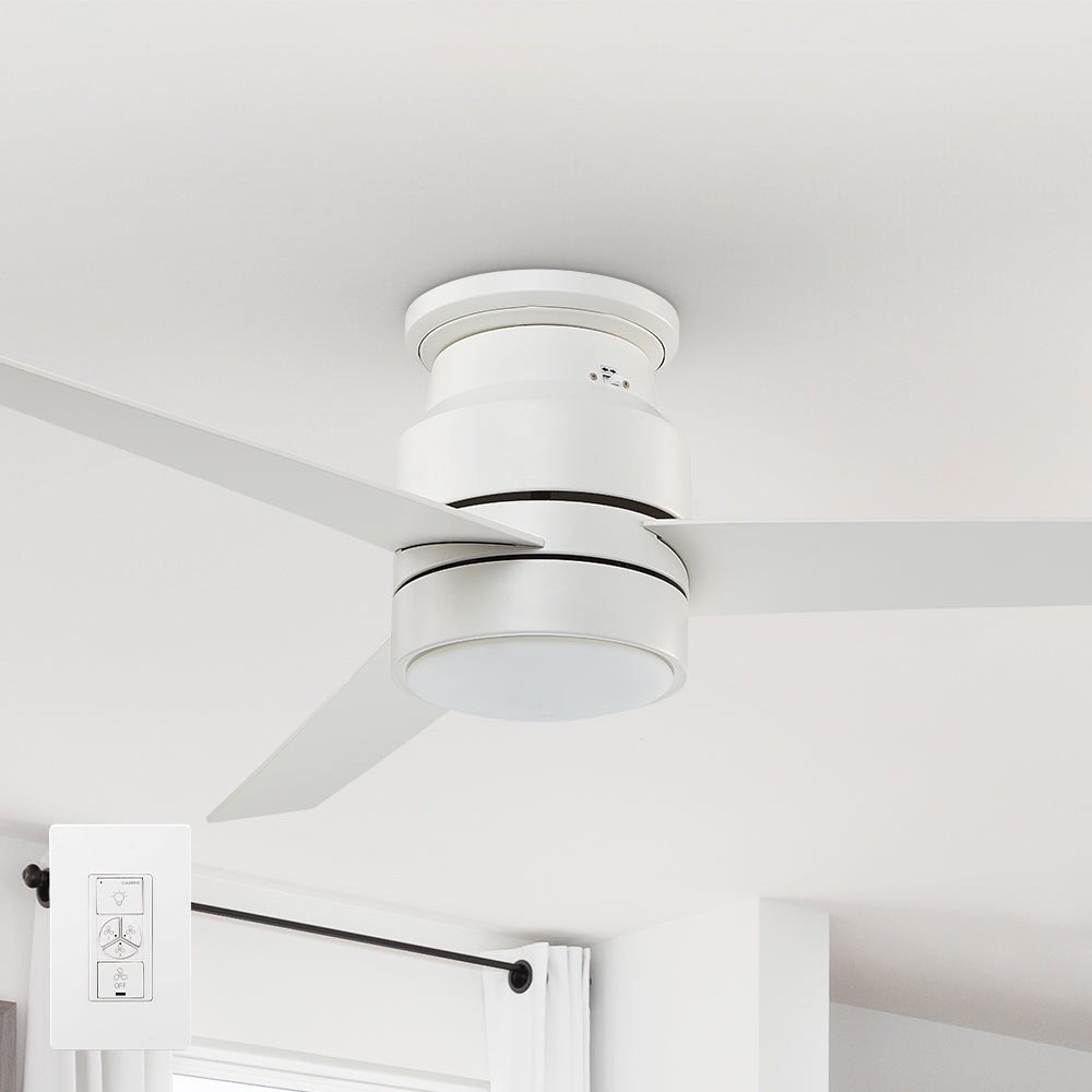 Smafan Ranger smart ceiling fan with energy-efficient LED light kit has 3000 lumens and lasts over 50000+ hours.