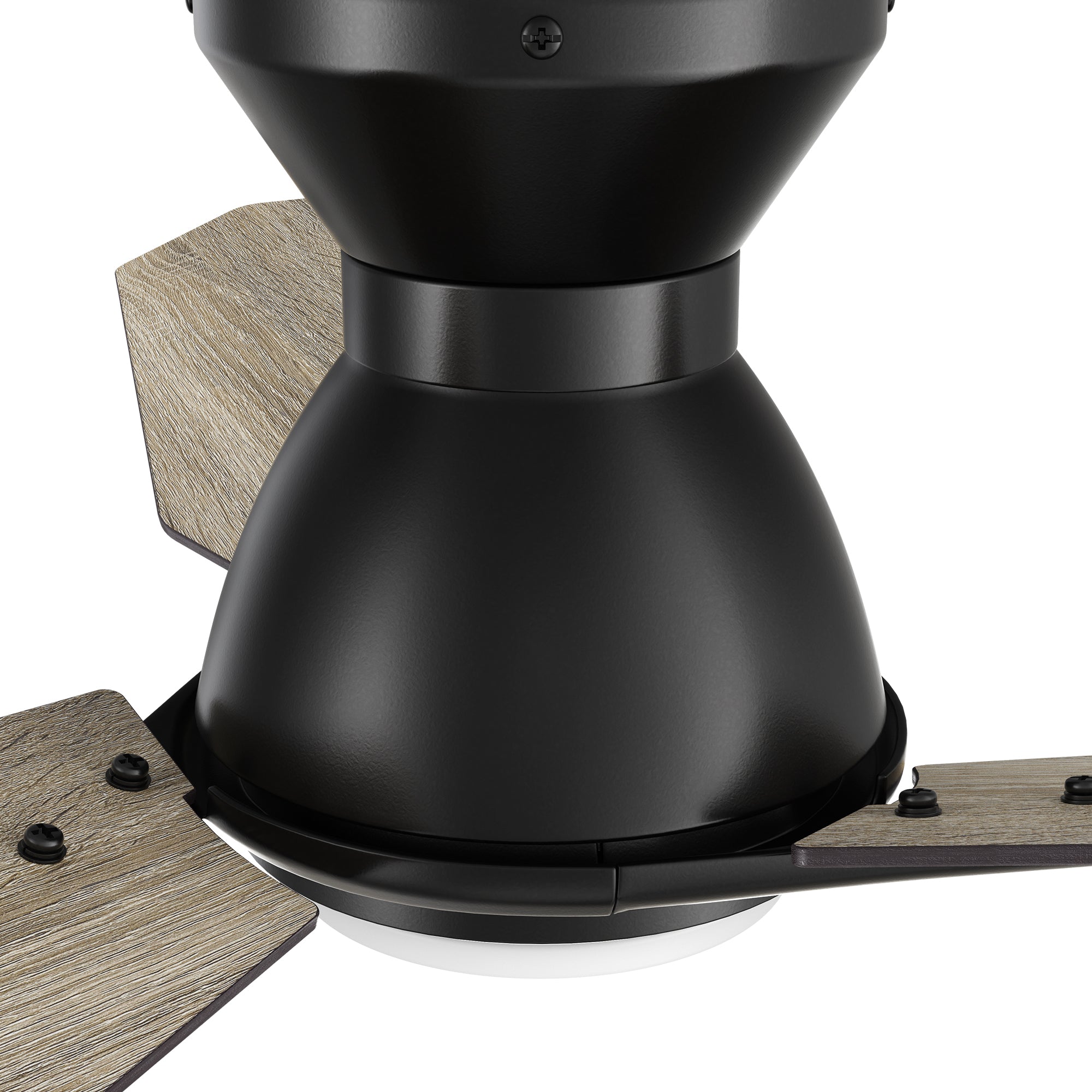 Carro Vant 44 inch ceiling fan with light, equipped with 10-speed whisper-quiet reversible DC motor.