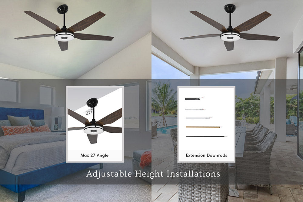 Smafan-Explorer52''-56''-Outdoor-Smart-Ceiling-Fan-With-Light-Downrods