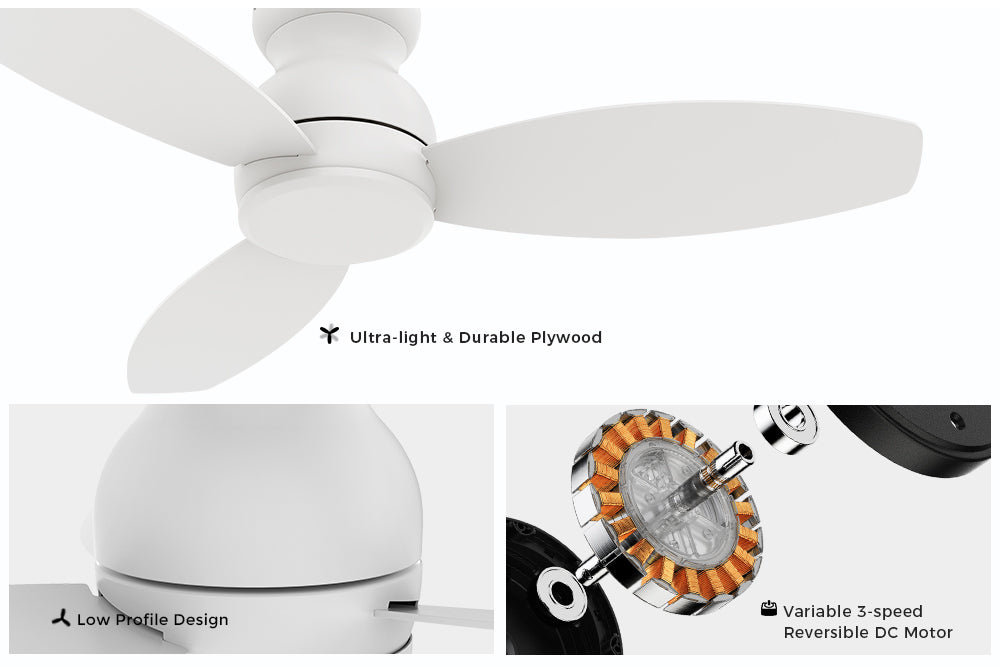Smafan-Osborn-48-Ceiling-fan-with-Remote-ultra-light-low-profile