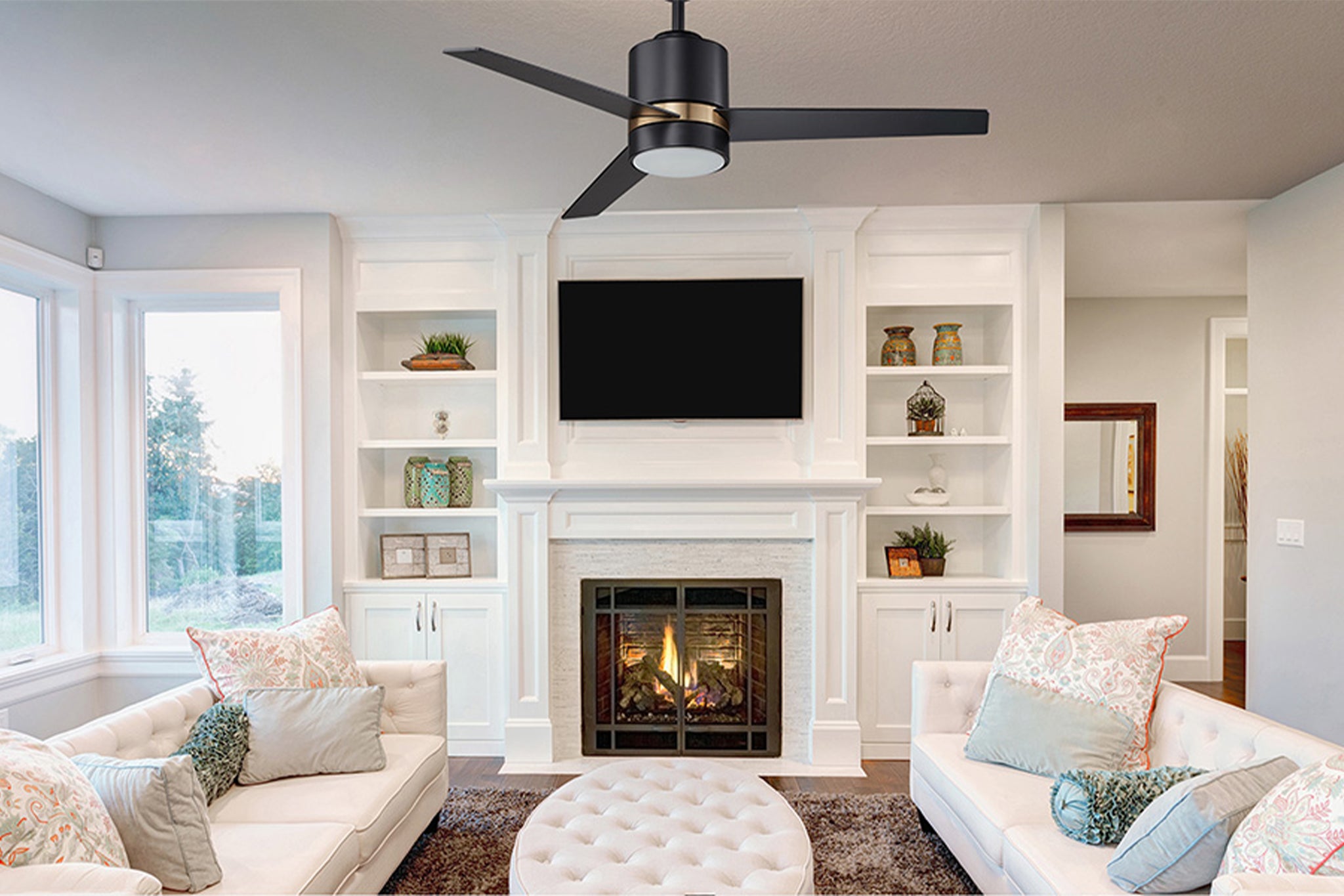 Smafan-Ranger52''-Indoor-Smart-Ceiling-Fan-with-LED-Light-Voice-Command