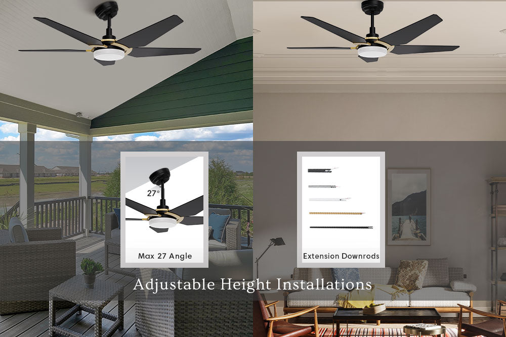 Smafan-Voyager-52‘’-Outdoor-Wifi-Ceiling-10-Speed-DC-Motor-Ultra-Quiet-Airflow-5-Blades-Black