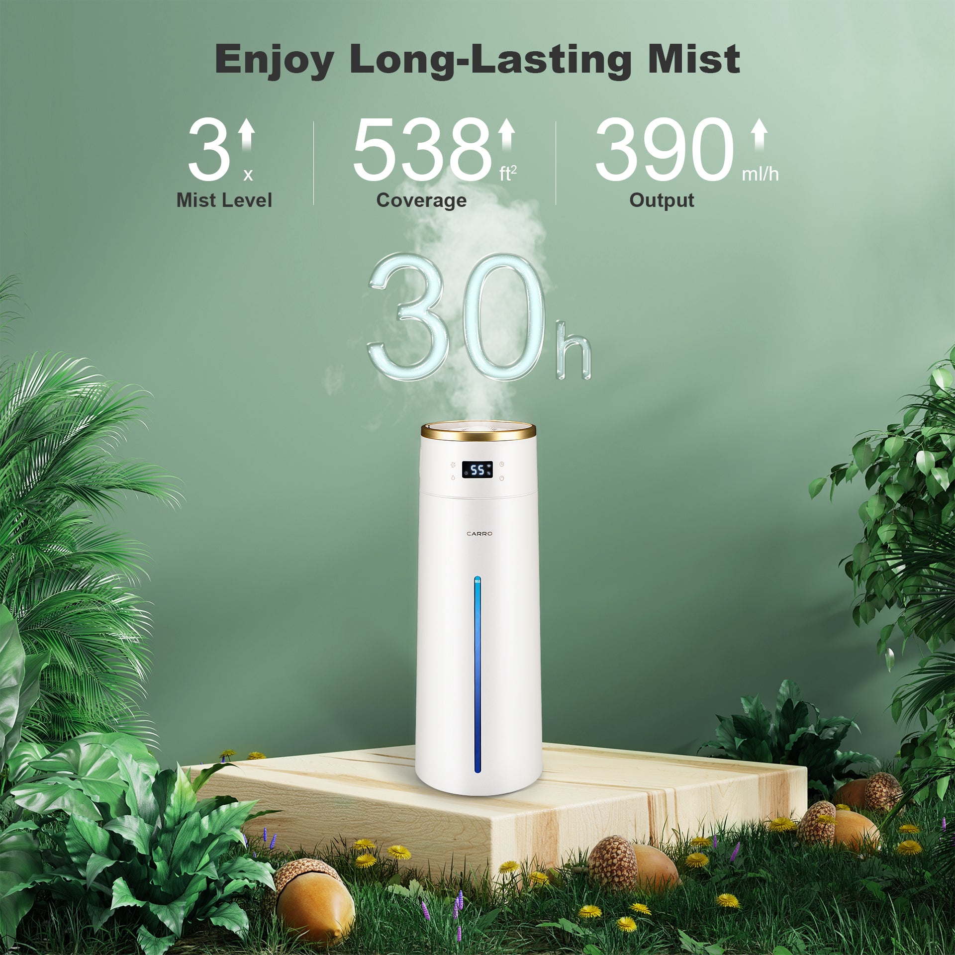 Humidifier run time