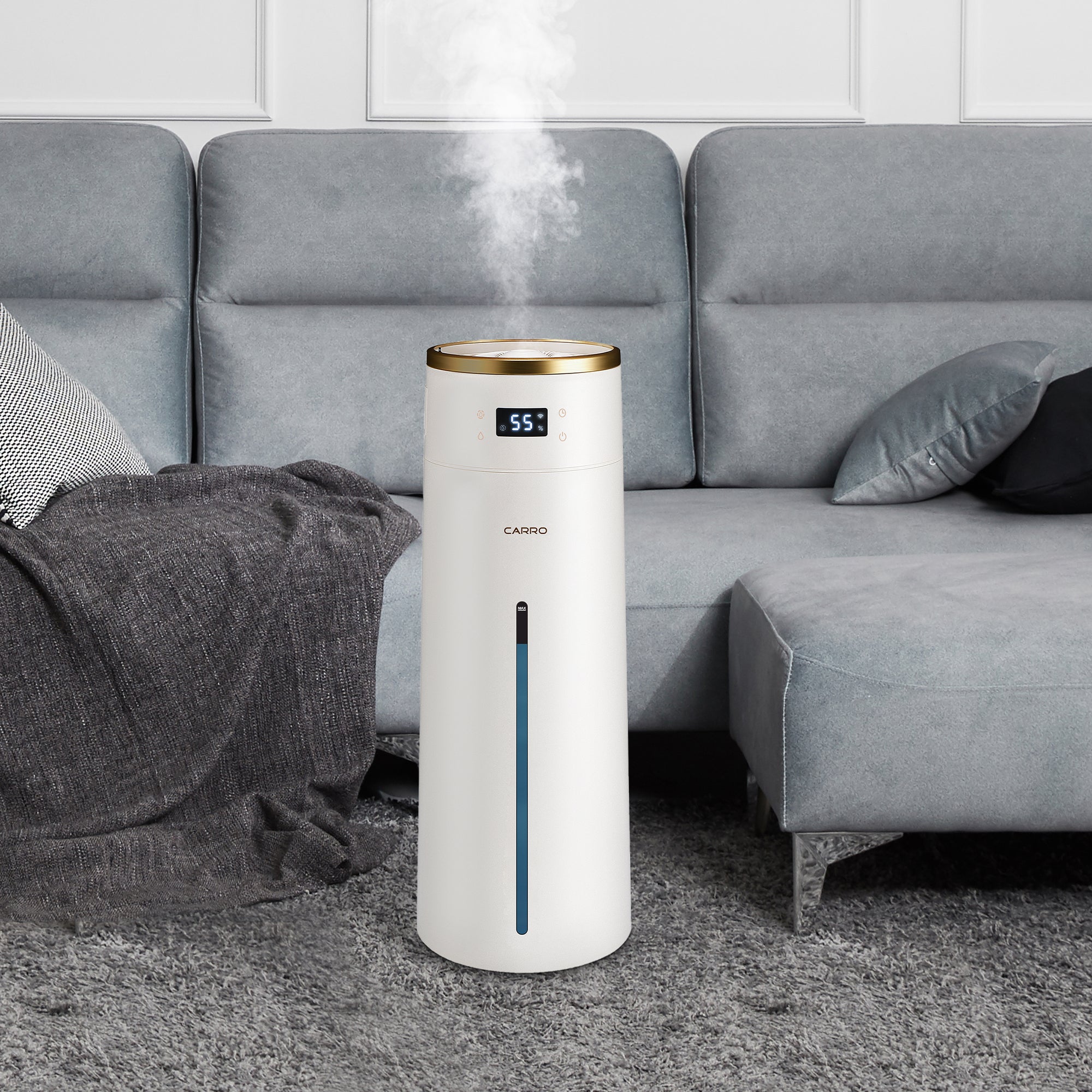 Smafan-carro-Jacinto-8L-topfillwater-Humidifier-white