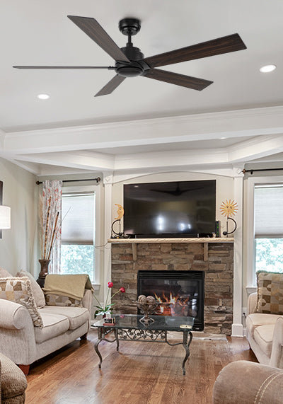 Ceiling fan in living room banner mobile imgae #color_black