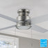 This Luft 52” flush mount best ceiling fan with light and 4 blades is for indoor space.