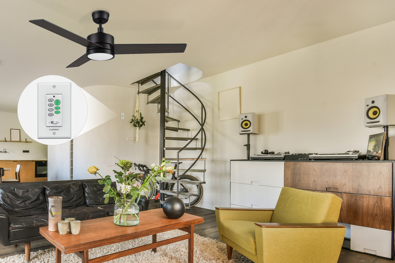 louy_black_ceiling_fan_with_light_and_wall_switch_control_for_father_day_sale_banner_decor