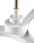 This Kilmory 52" ceiling fan keeps your space cool and stylish. It is a soft modern masterpiece perfect for your large indoor living spaces. This ceiling fan is a simplicity designing with Black finish, use very strong ABS blades. The fan features Remote control to set fan preferences.