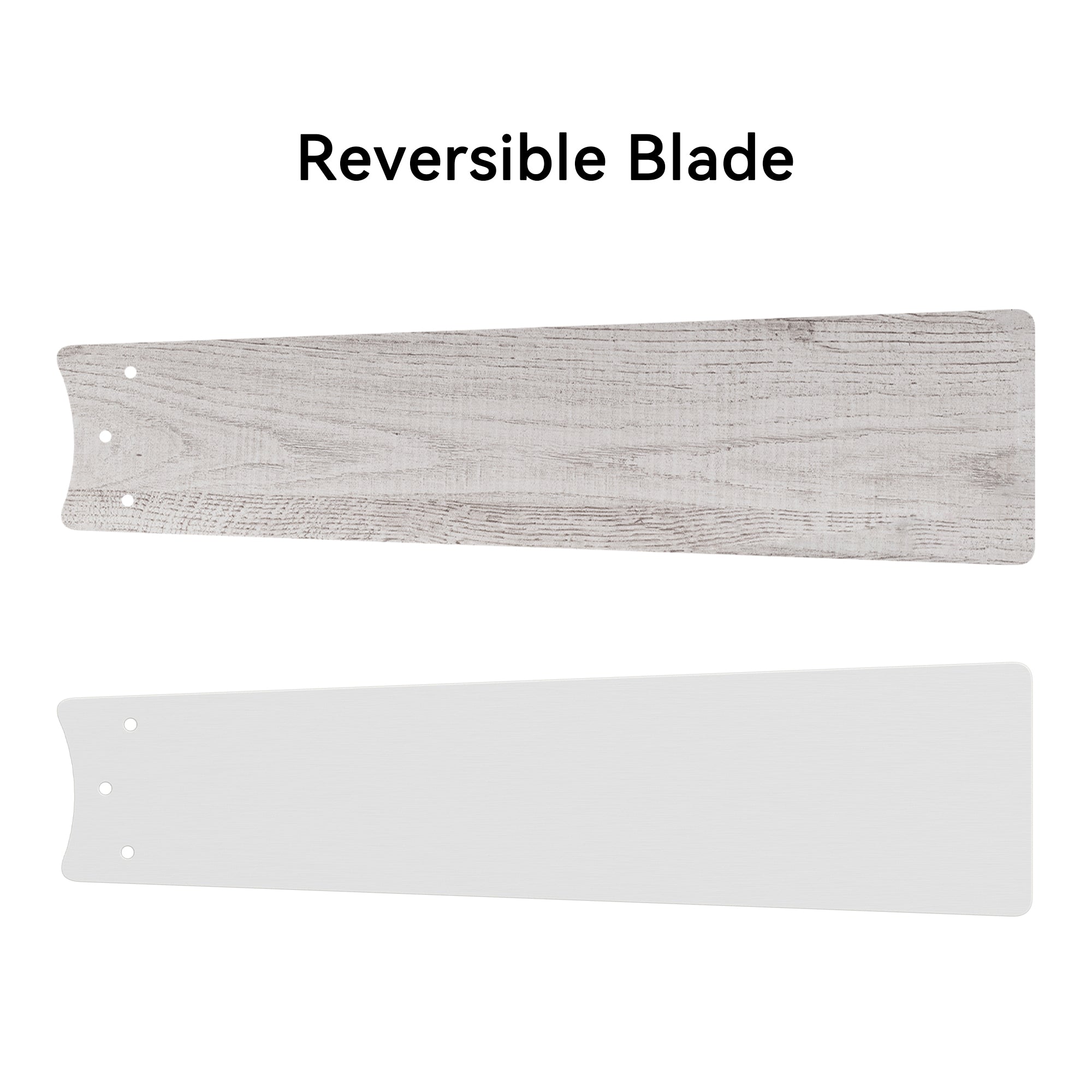 Vetric 52" reversible fan blades give you more options for color.