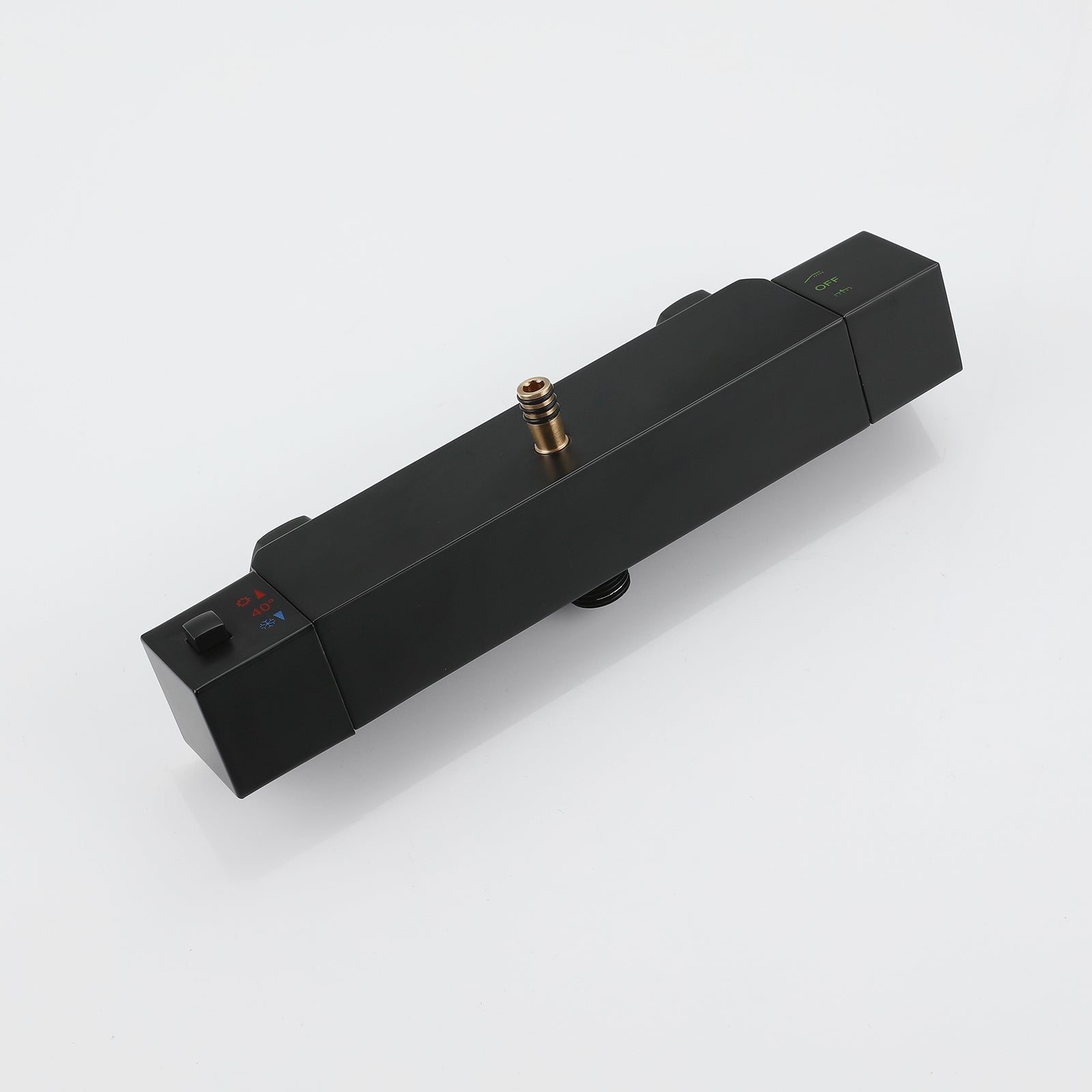 Amexty Exposed 2 Function Rainfall Shower Set with Handshower in Matte Black