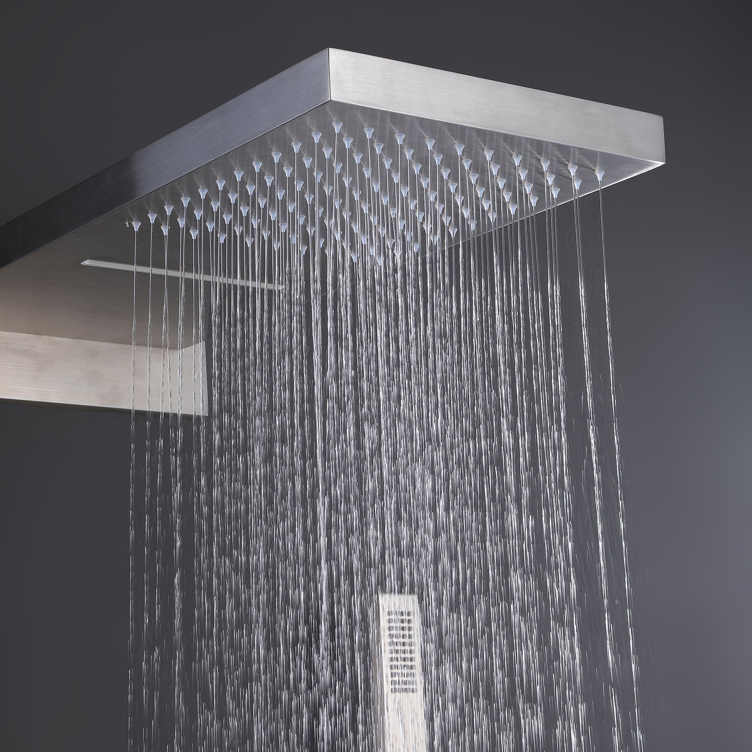 Kool 2 Spray Thermostatic Shower System with Handheld Shower