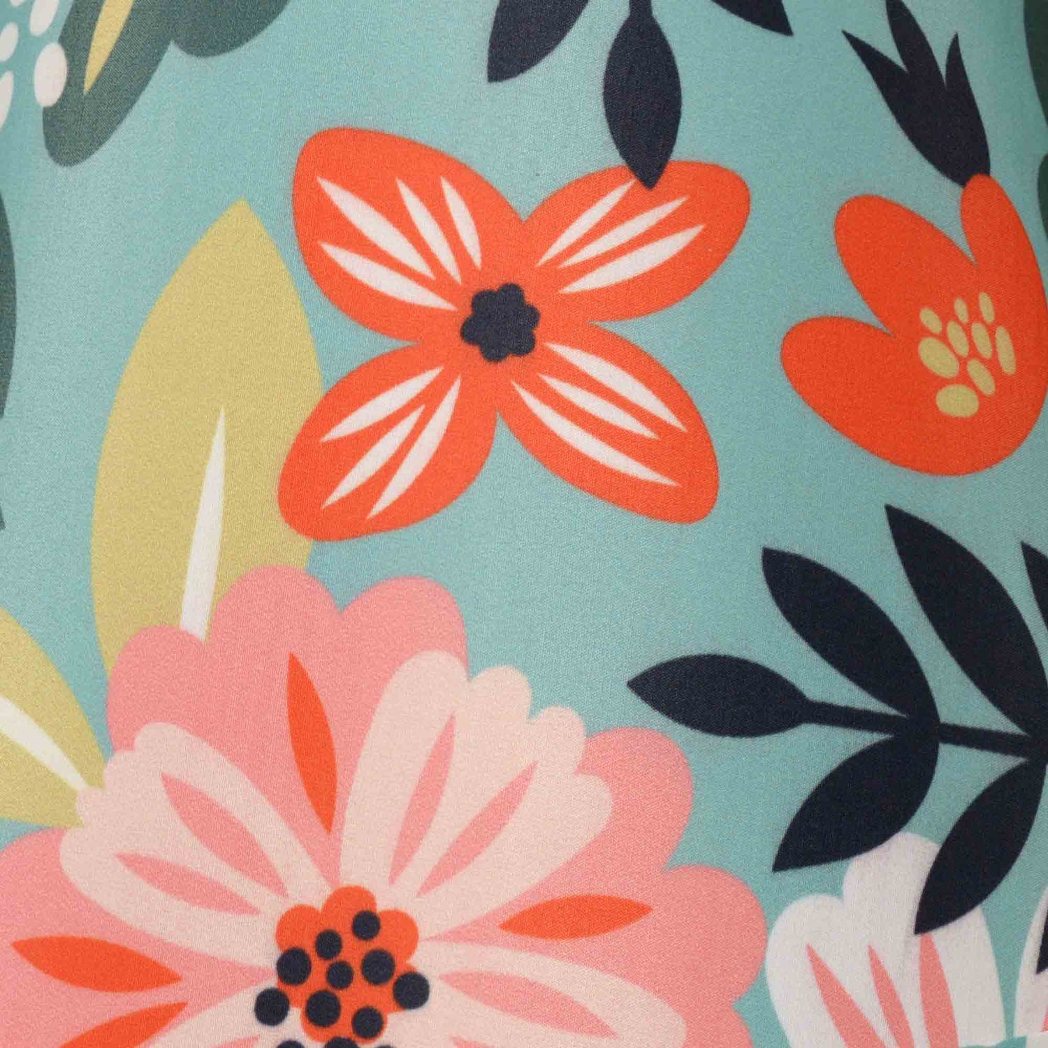 Carro Home Floral Collection Limited Edition Round Empire Shape Lamp Shade 6"x10"x7.5" – Tropical Flowers (Set of 2)