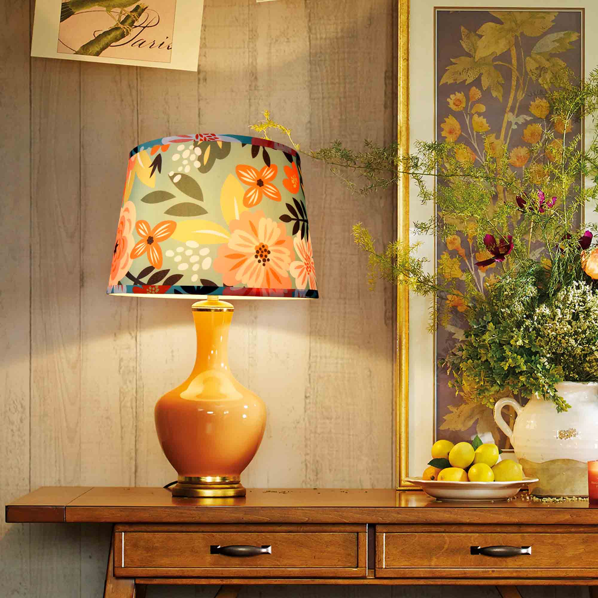Carro Home Collection Limited Edition Round Empire Shape Lamp Shade 10"x12"x8" (Set of 2)
