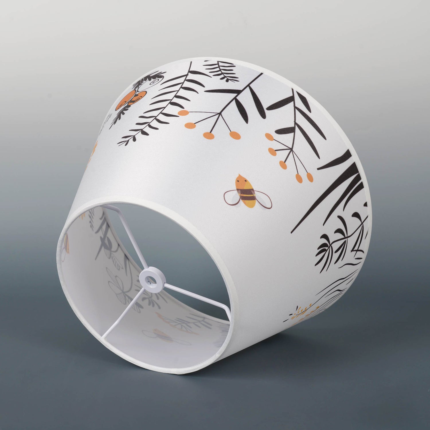 Carro Home Nature Collection Limited Edition Round Empire Shape Lamp Shade 7"x13"x7.8" – Bumble Bee (Set of 2)