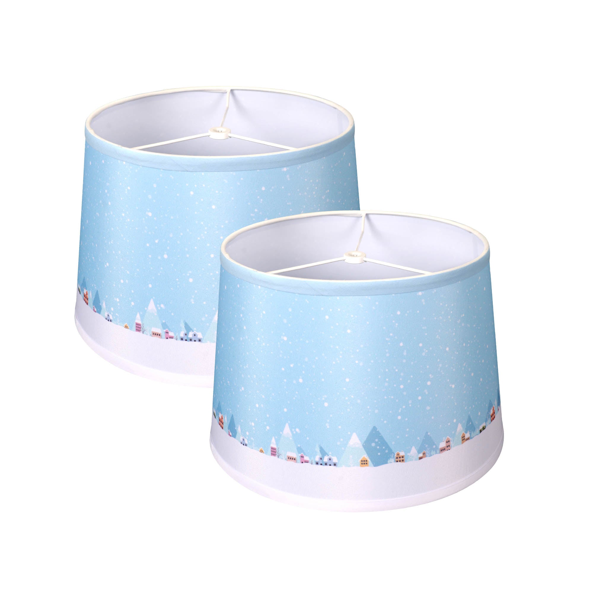 Carro Home Collection Limited Edition Round Empire Shape Lamp Shade 10"x12"x8" (Set of 2)