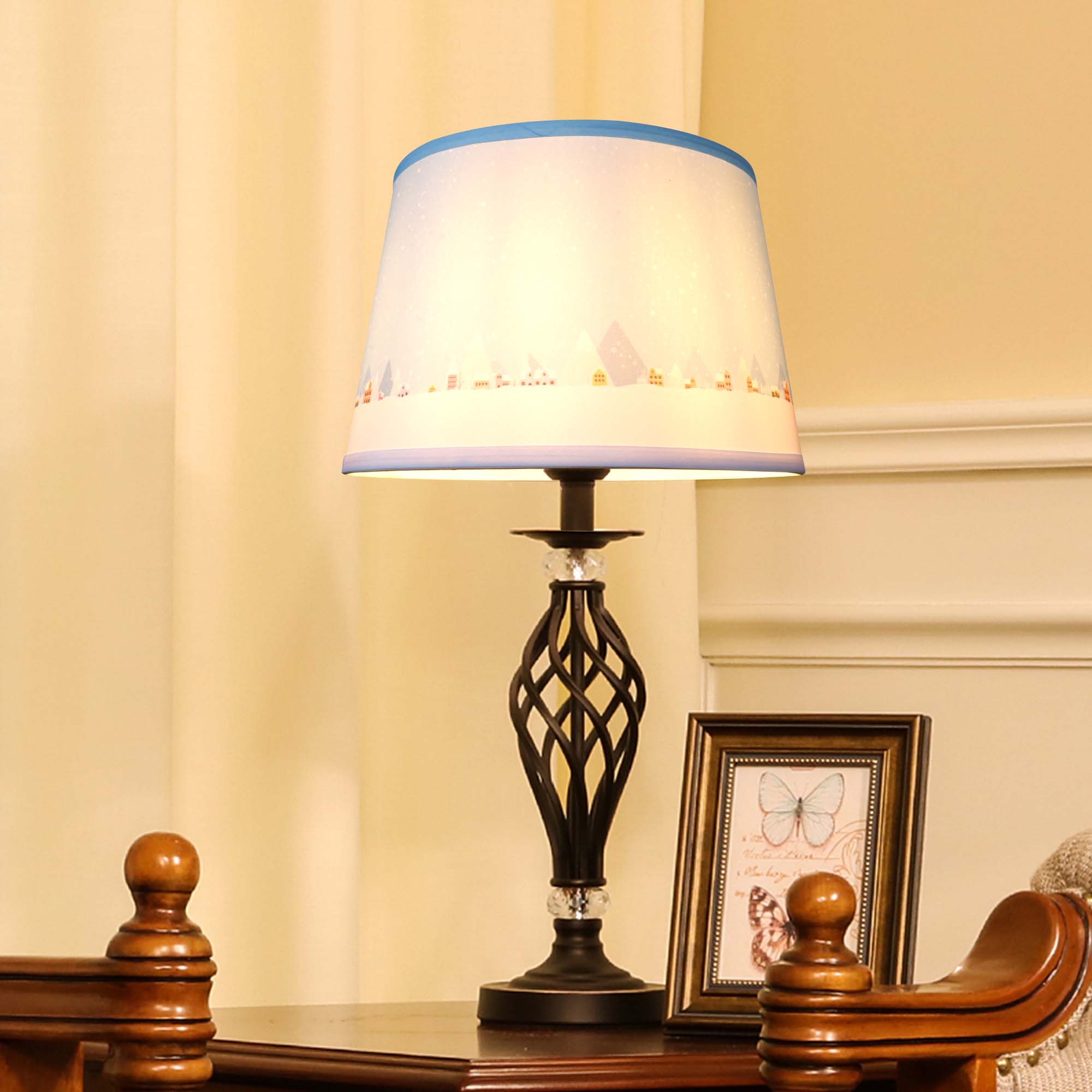Carro Home Collection Limited Edition Round Empire Shape Lamp Shade 10"x12"x8" (Set of 2)