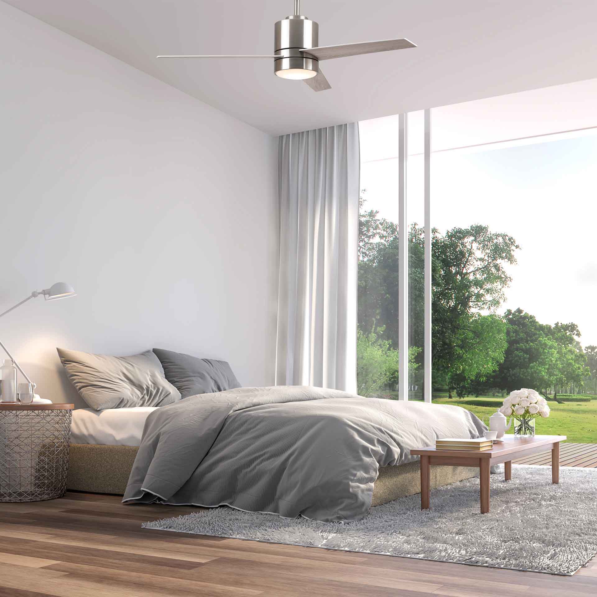 Smafan Ranger Smart Ceiling Fan with WIFI,Alexa, Siri,Google Assistant integrations.