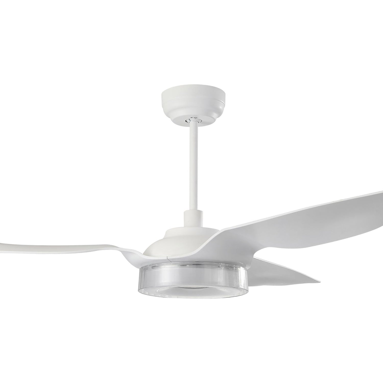 Icebreaker 56 inch smart fan delivers high and energy-efficient airflow in a sleek design. With dimmable integrated LED, 10-speed whisper-quiet DC motor, available remote, phone app, and voice integration control, and airfoils in classic white or black or clear, Icebreaker helps you enjoy your better life.