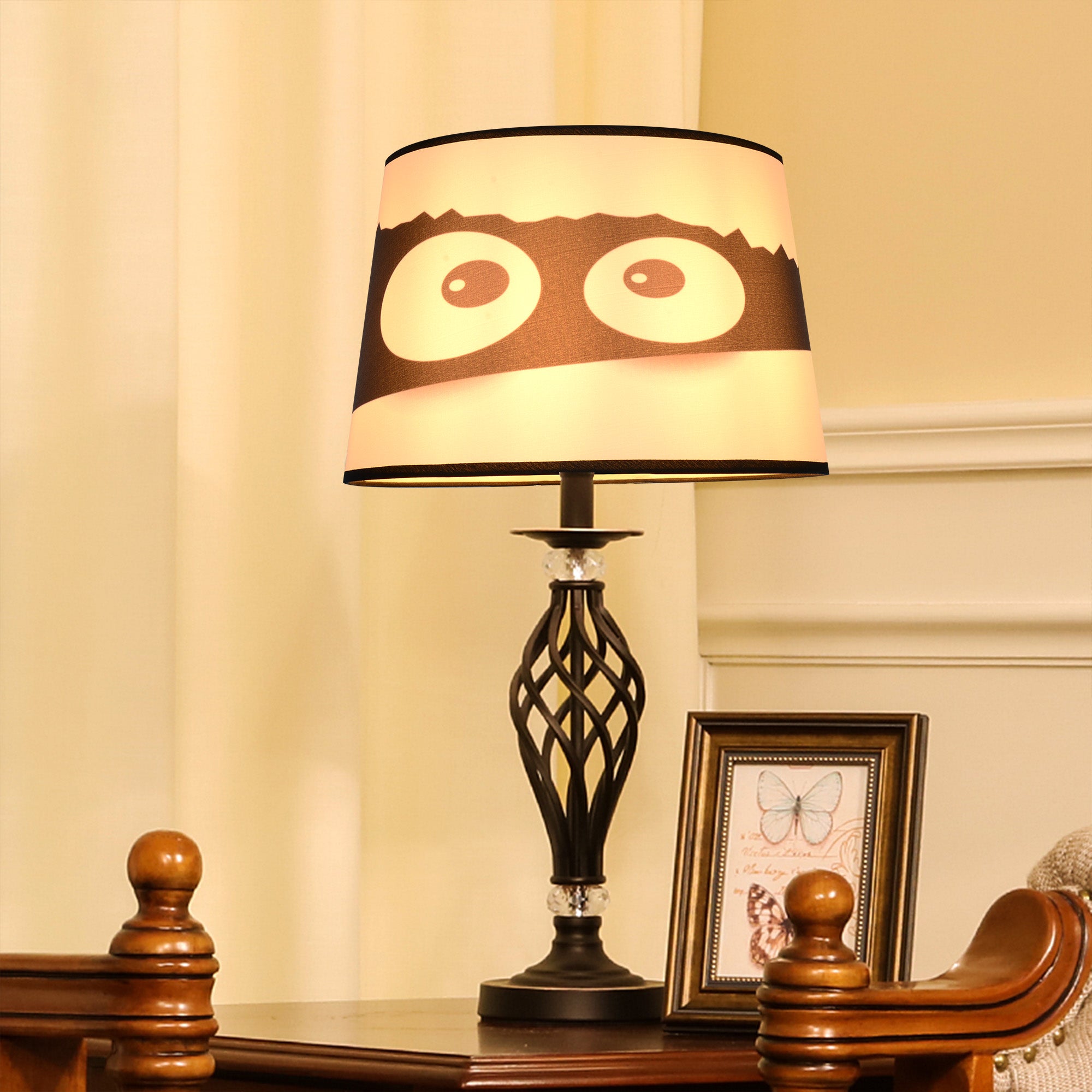 This Halloween themed fun, yet elegant Carro Home Collection Lamp Shade will refresh the look of your favorite lamp. You’ll be ready for Halloween in a snap! With its clean lines and stylish design, this Carro Home Collection Lamp Shade is perfect addition to your home décor. Beautiful fabric with satin finish helps to repel stain and dust. The sturdy and durable structure makes easy for you to store away without taking much of a space.